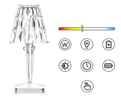 Kristallen Tafellamp