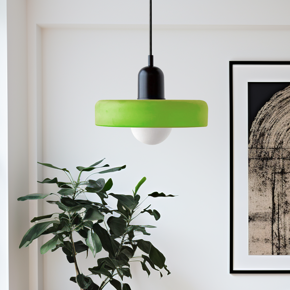 Bauhaus Hanglamp | Gekleurd Glas