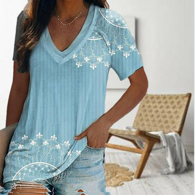 Casual T-Shirt Met Print