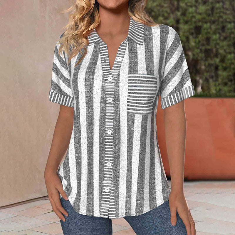 Gestreepte Casual Blouse