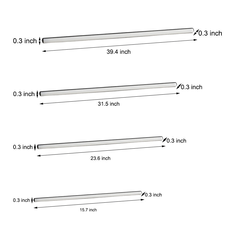 LichtStrips - 6 stuks Lange Strip 12V