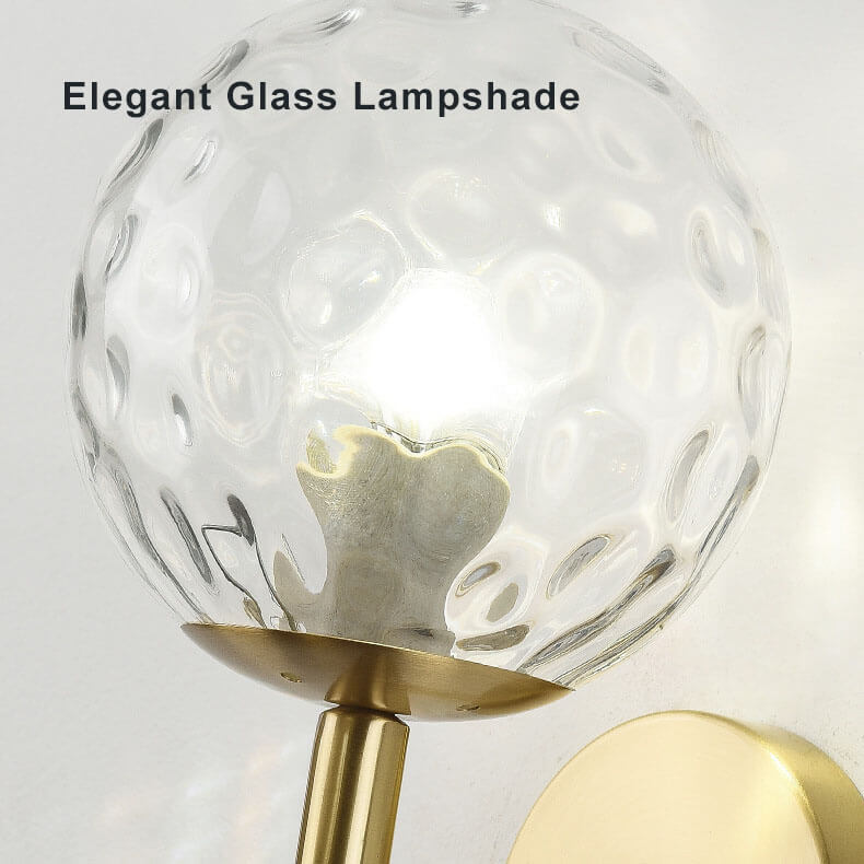 GloedBol - Moderne glazen bol wandlamp