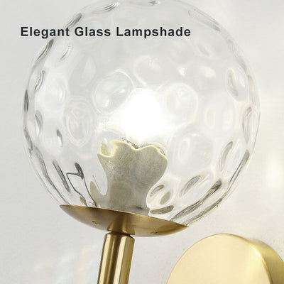 GloedBol - Moderne glazen bol wandlamp