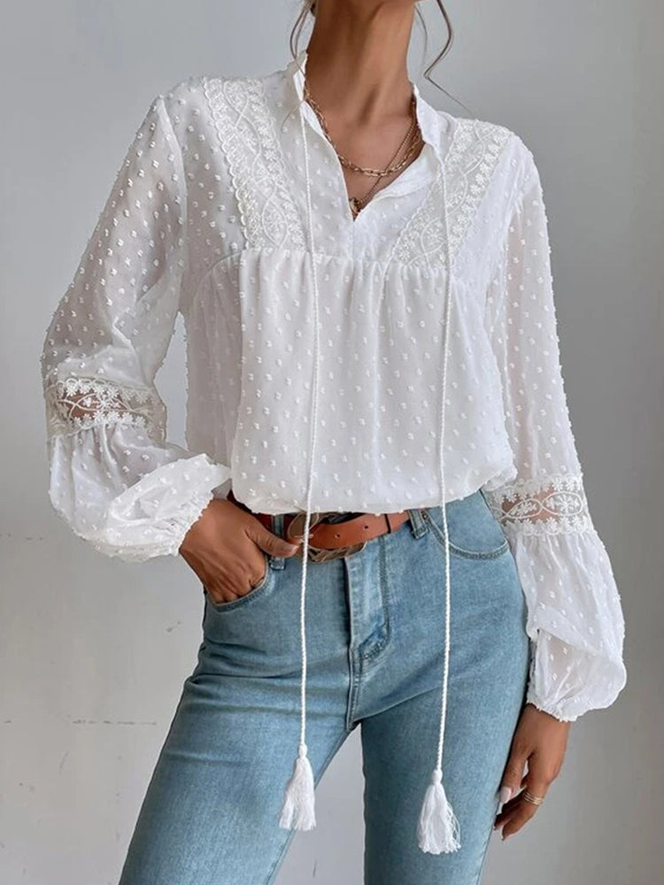 Sofia&Aurora™ - Trendy blouse met lange mouwen