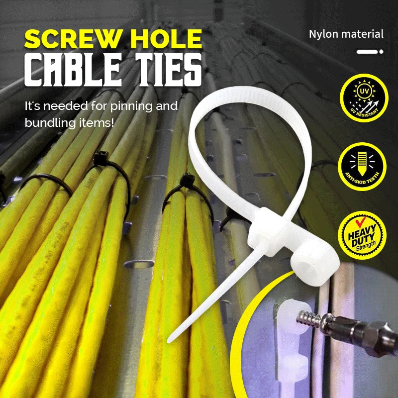 5+5 GRATIS | CableTies™ - Kabelbinders met schroefgatenern [Letzter Tag Rabatt]