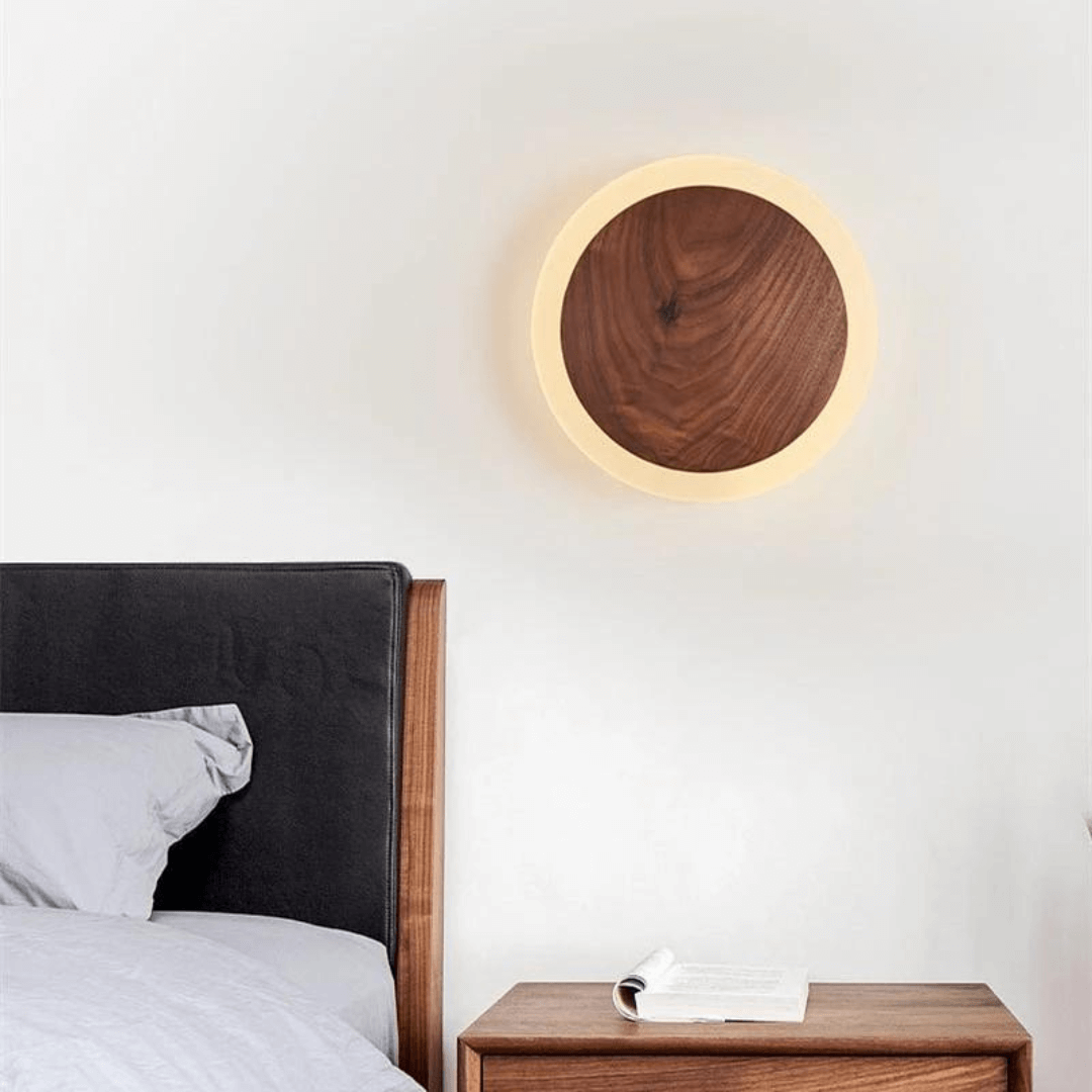 Nordic Walnut LED Wandlamp