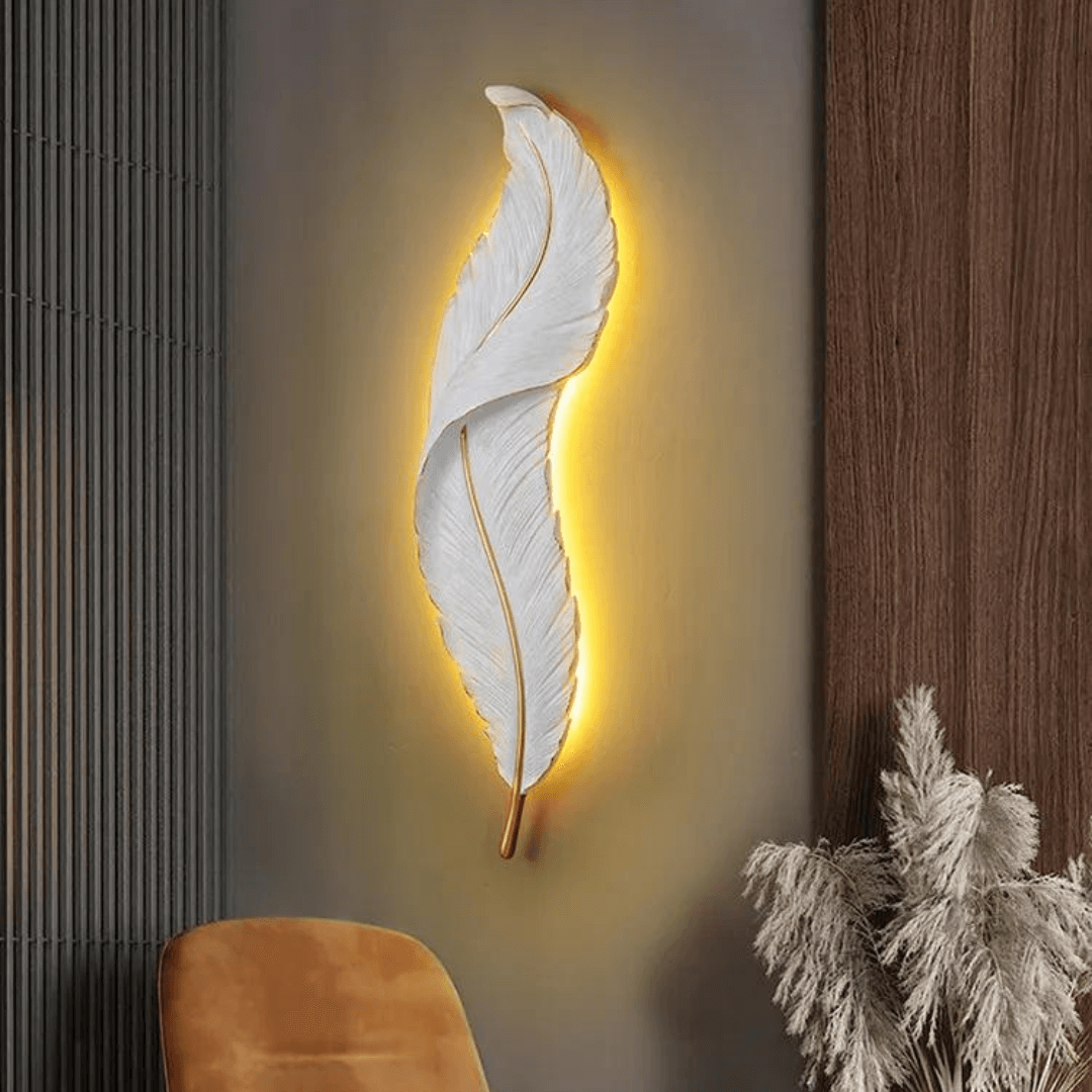 FeatherGlow Wandlamp - Moderne verfijning