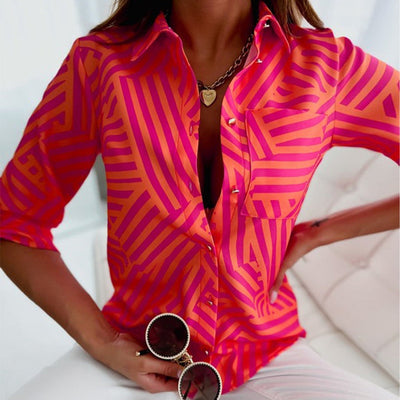 Sofia&Aurora™ - Trendy Blouse in Modieuze Kleurstelling