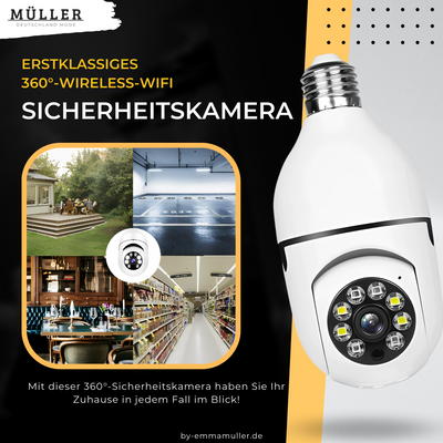 50% KORTING | Secure360™ draadloze wifi-beveiligingscamera