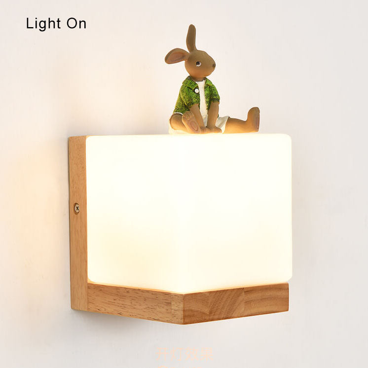 EcoShine - Moderne wandlamp van hout