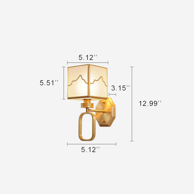 CubeLuxe - Moderne Kubusvormige Wnadlamp