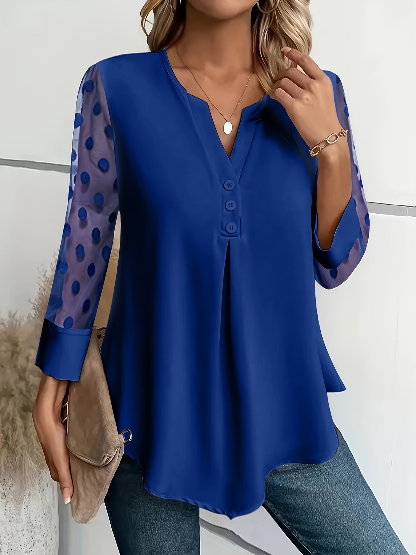 Justyna® | Casual en lichte zomerblouse