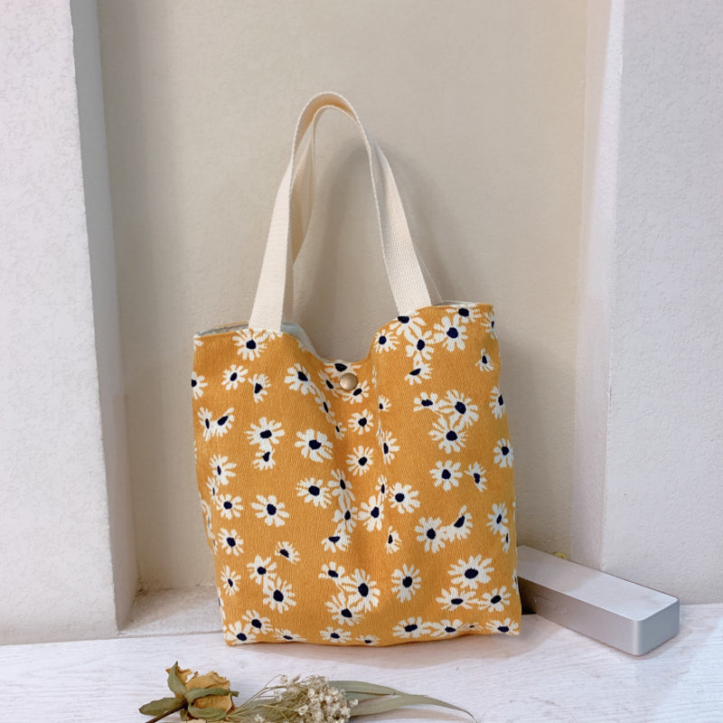 Vintage Tas Met Bloemenprint