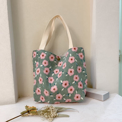 Vintage Tas Met Bloemenprint