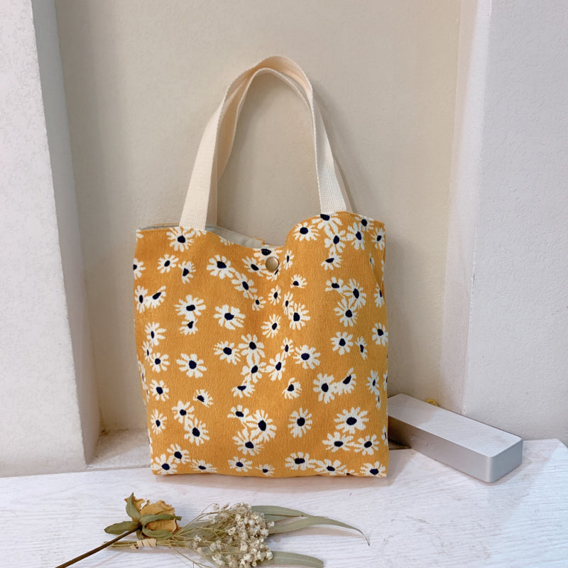 Vintage Tas Met Bloemenprint