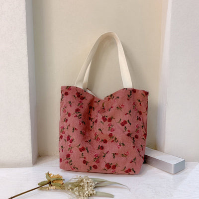 Vintage Tas Met Bloemenprint