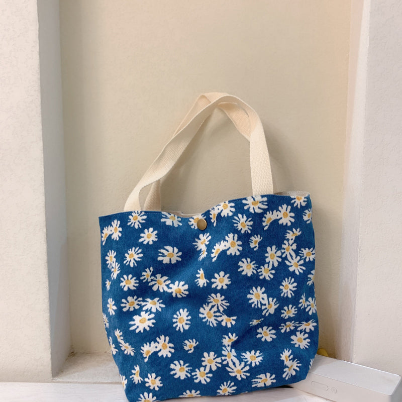 Vintage Tas Met Bloemenprint