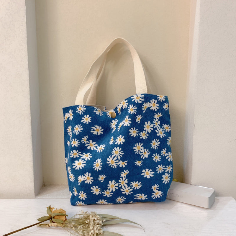 Vintage Tas Met Bloemenprint