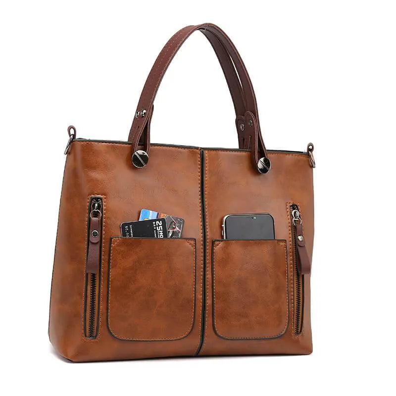 Ginevra™- Vintage PU-Leder Tas