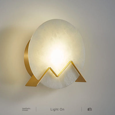 MarmerGlow - Cirkelvormige LED wandlamp