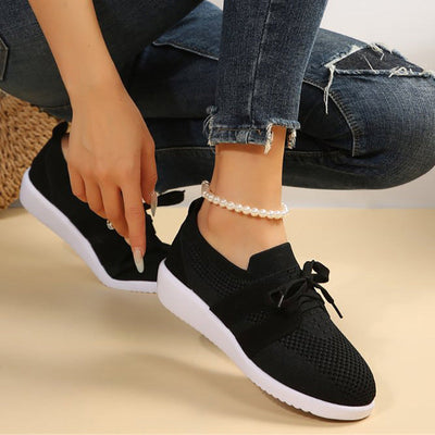 Casual Platte Schoenen Van Mesh