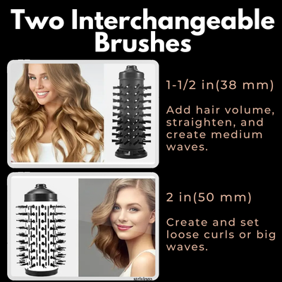 StylerBrush™ - 3 in 1 Hete Luchtborstel Elektrische Haardroger [Laatste dag korting]