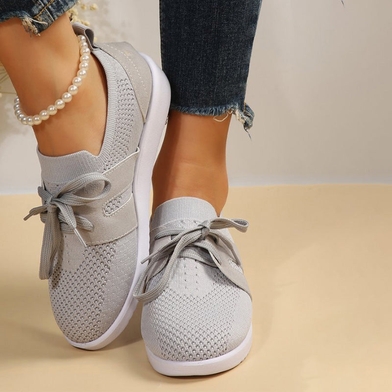 Casual Platte Schoenen Van Mesh