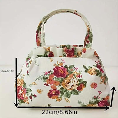 Casual Tas Met Bloemenprint