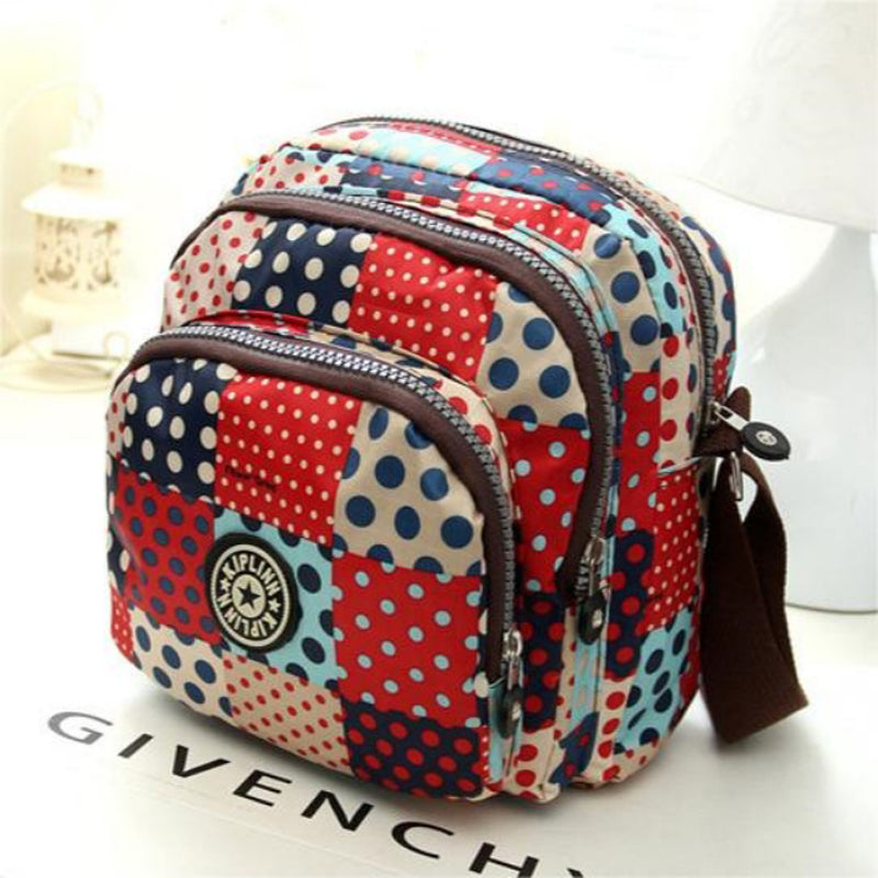 Casual Tas Met Vintage Print