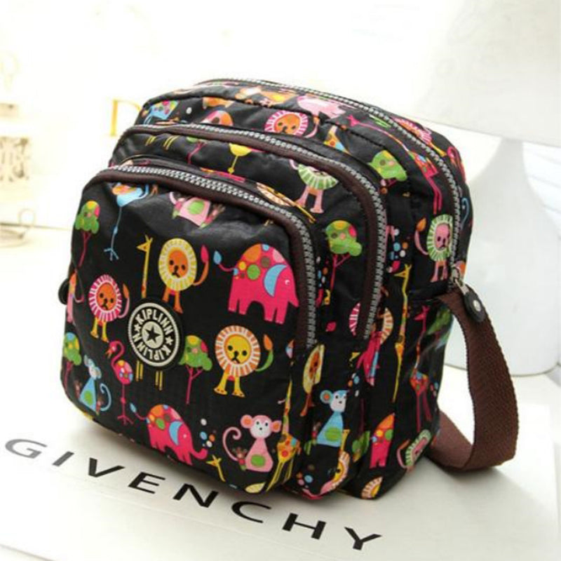 Casual Tas Met Vintage Print