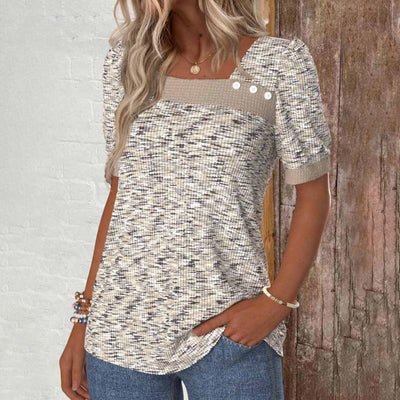 Blouse Met Ontspannen Print