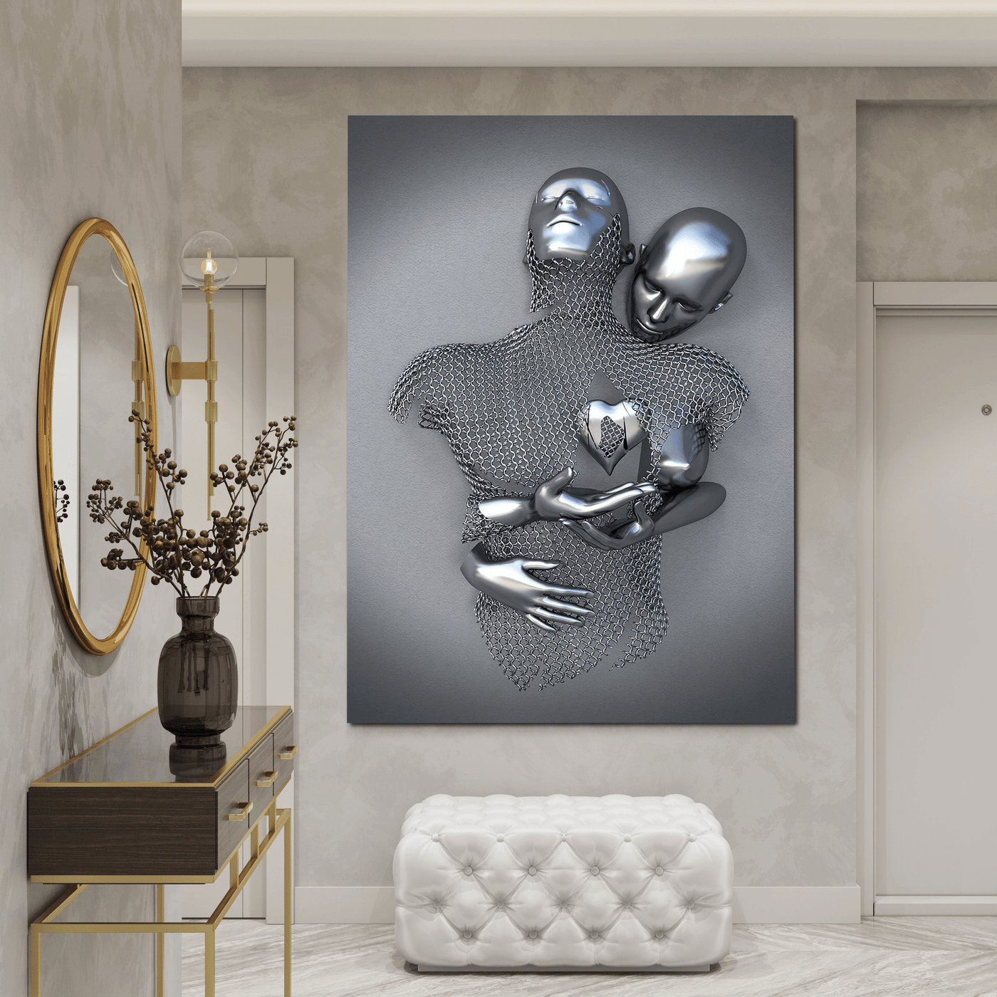 Touch of love - muur decoratie