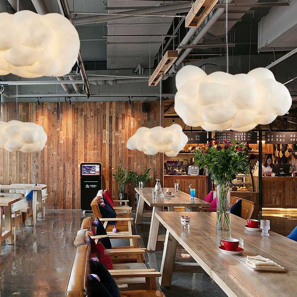 Minori Design Cloud LED Hanglamp PVC/Katoen Wit