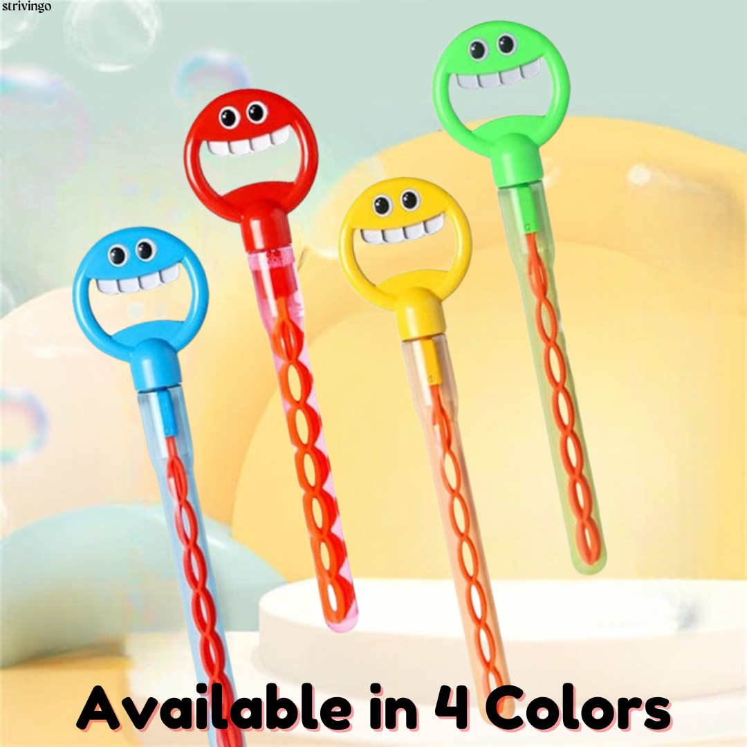 1+1 GRATIS | BubblesOverload™ - 32 Gaten Smiling Face Bubble Stick [Laatste dag korting]