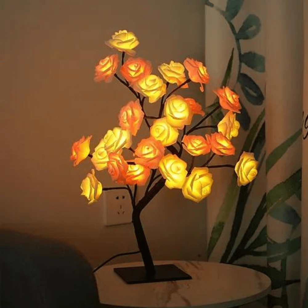 LED Flora Tafellamp - Een romantisch lichtspektakel in elke kamer.