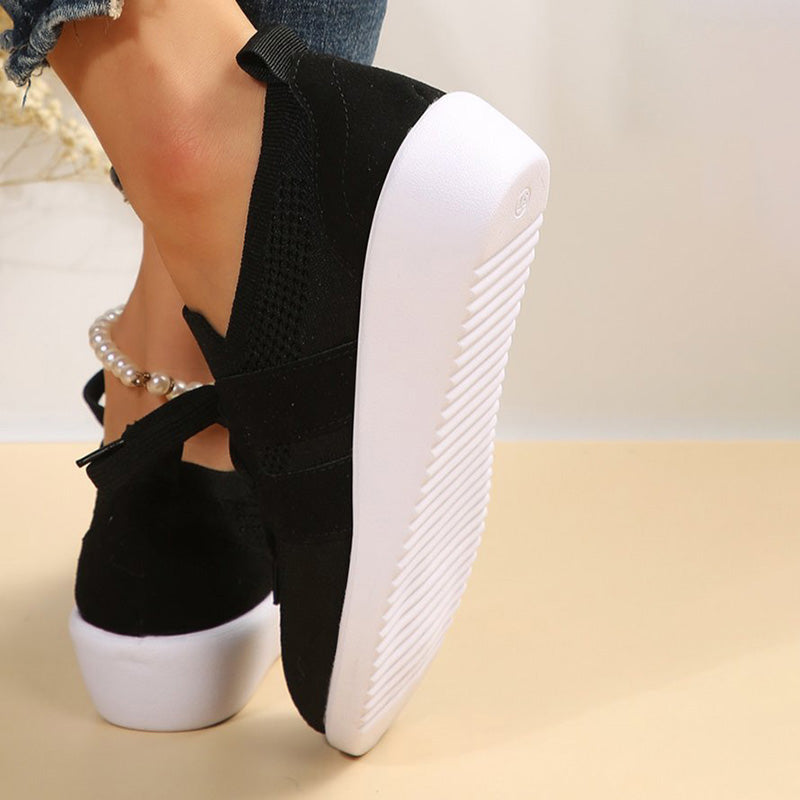 Casual Platte Schoenen Van Mesh