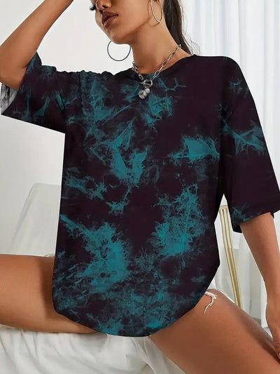 Punk Oversized Tie Dye T-Shirt