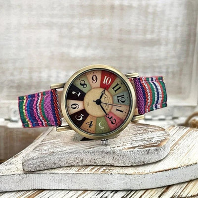 50% Korting | Regenboog horloge