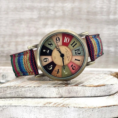 50% Korting | Regenboog horloge