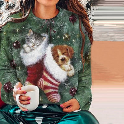 Creatief Kerstsweatshirt