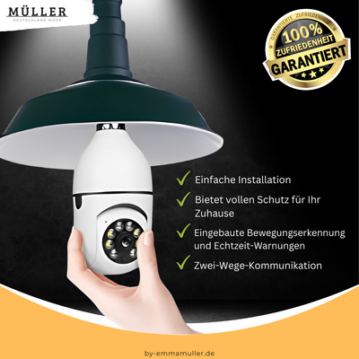 50% KORTING | Secure360™ draadloze wifi-beveiligingscamera