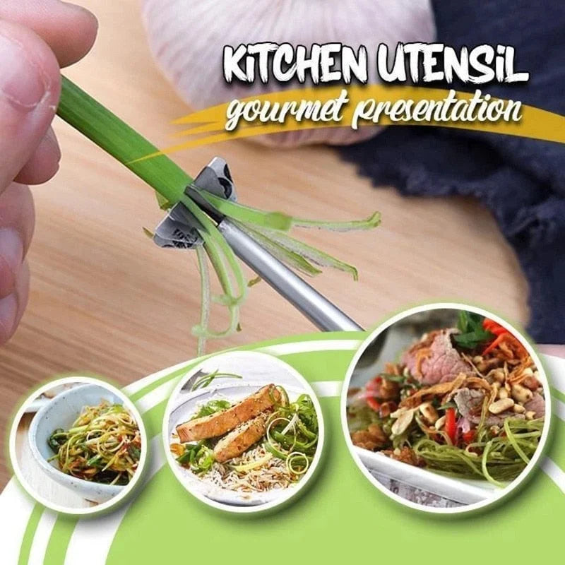 ScallionSlicer™ - Uiensnijder met pruimenbloesem [Laatste dag korting]