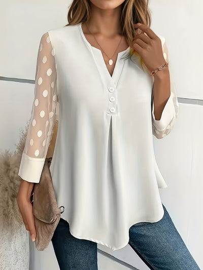 Justyna® | Casual en lichte zomerblouse