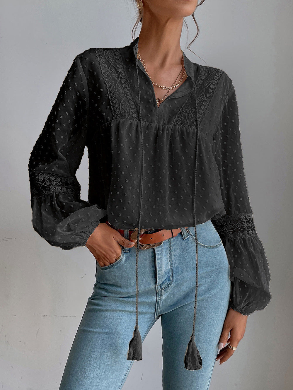 Sofia&Aurora™ - Trendy blouse met lange mouwen