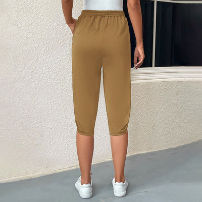 Casual Broek Met Elastische Taille