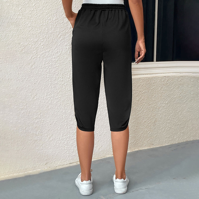 Casual Broek Met Elastische Taille