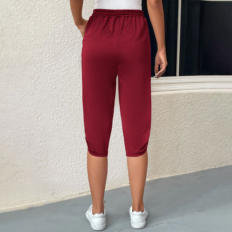 Casual Broek Met Elastische Taille