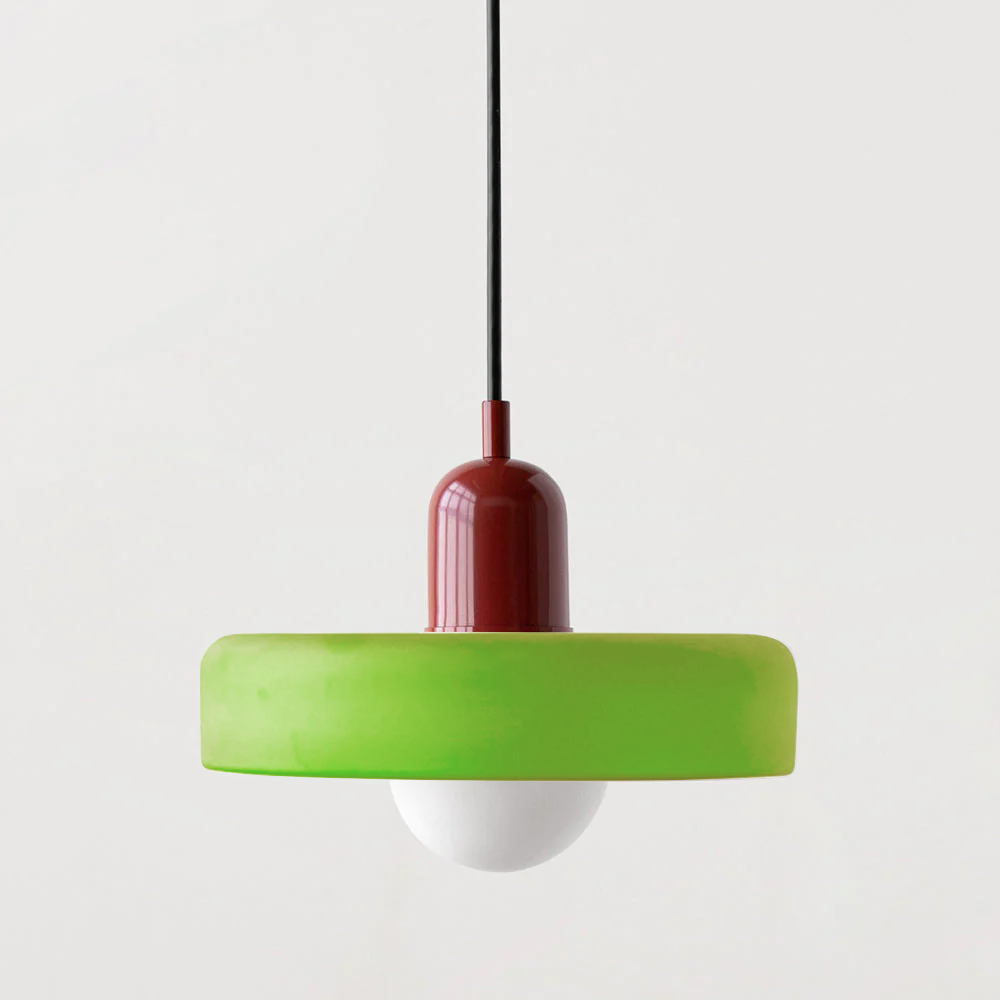 Bauhaus Hanglamp | Gekleurd Glas