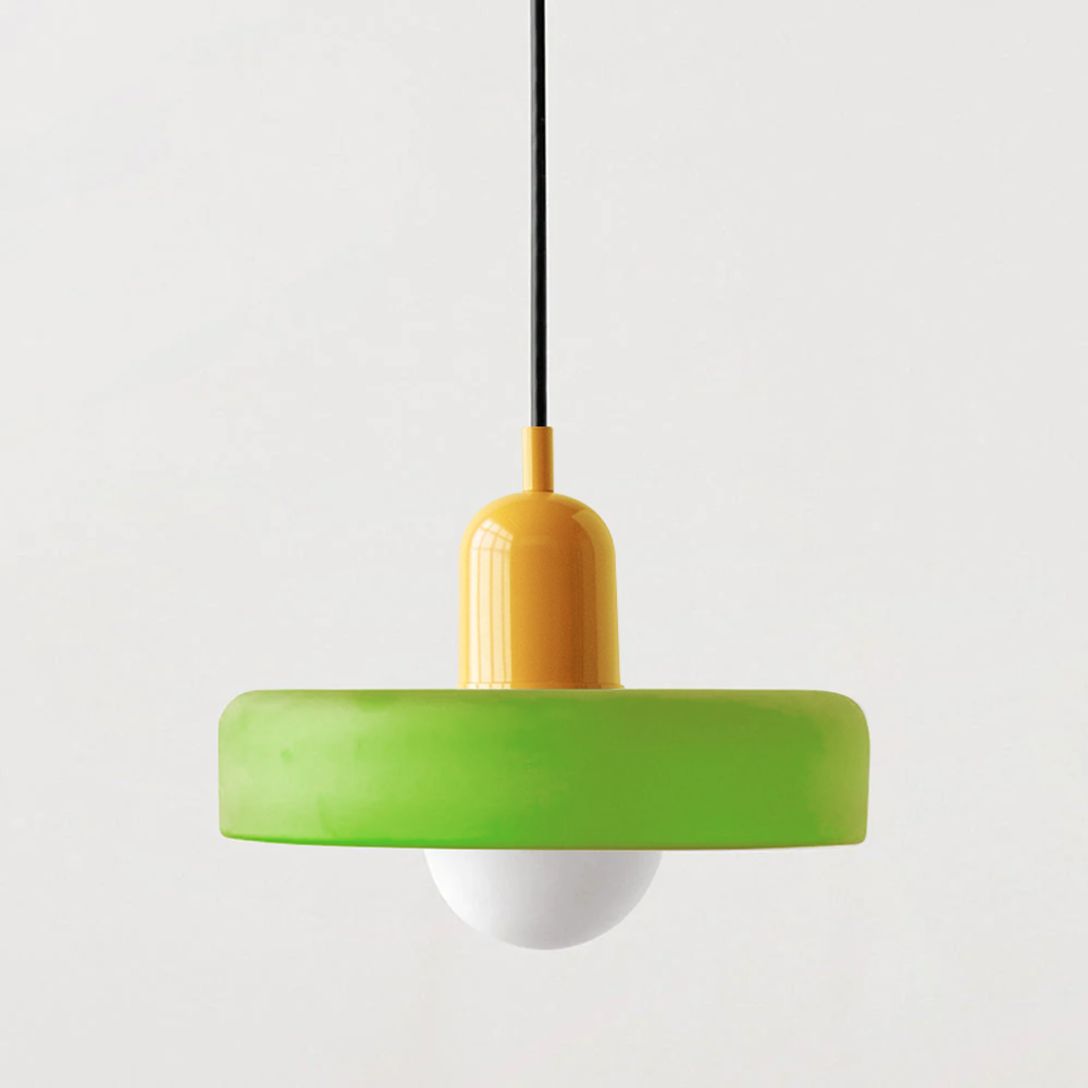 Bauhaus Hanglamp | Gekleurd Glas