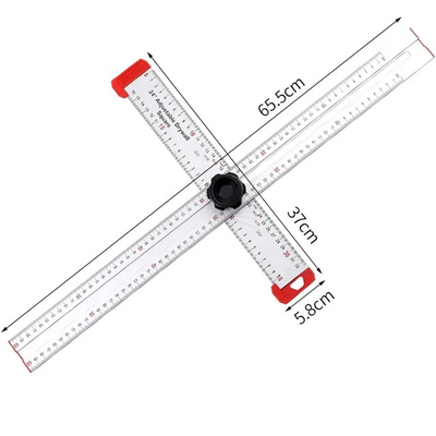 PerfectLinear™ - Verstelbare T-meetlat [Laatste dag korting]